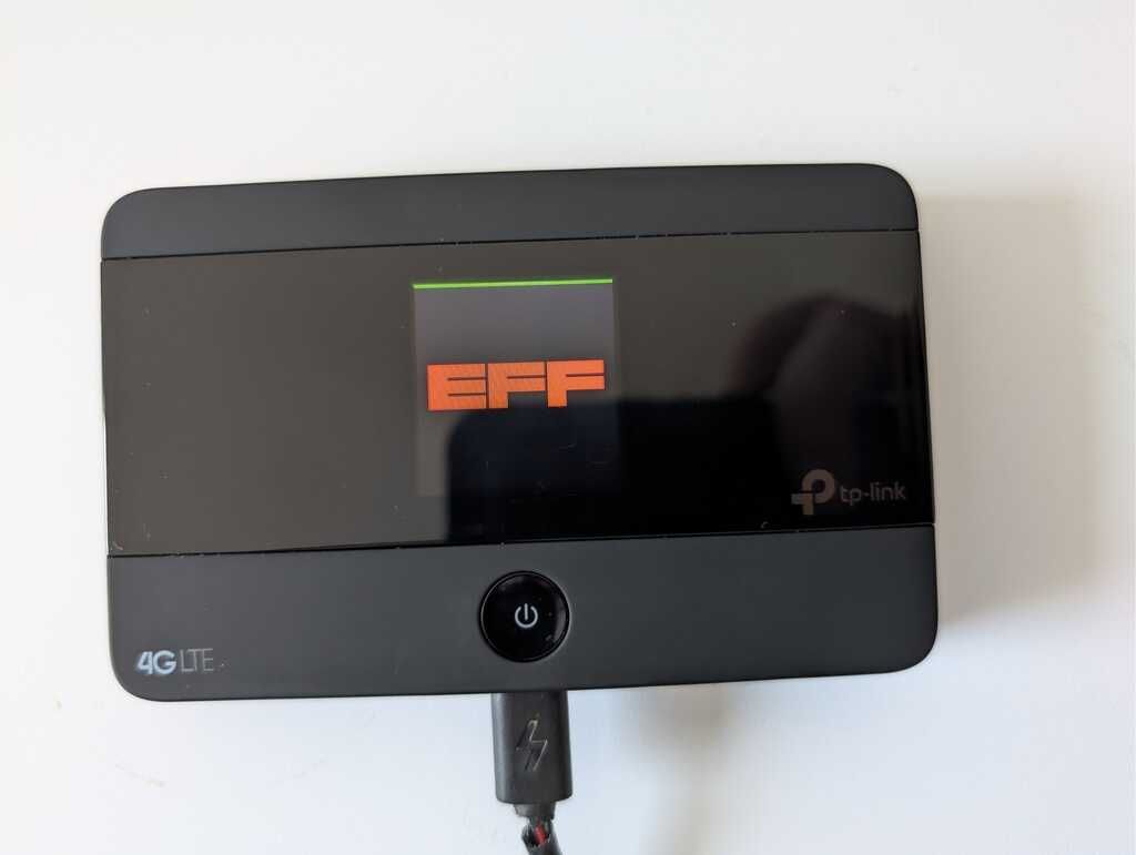 EFF logo on the Rayhunter