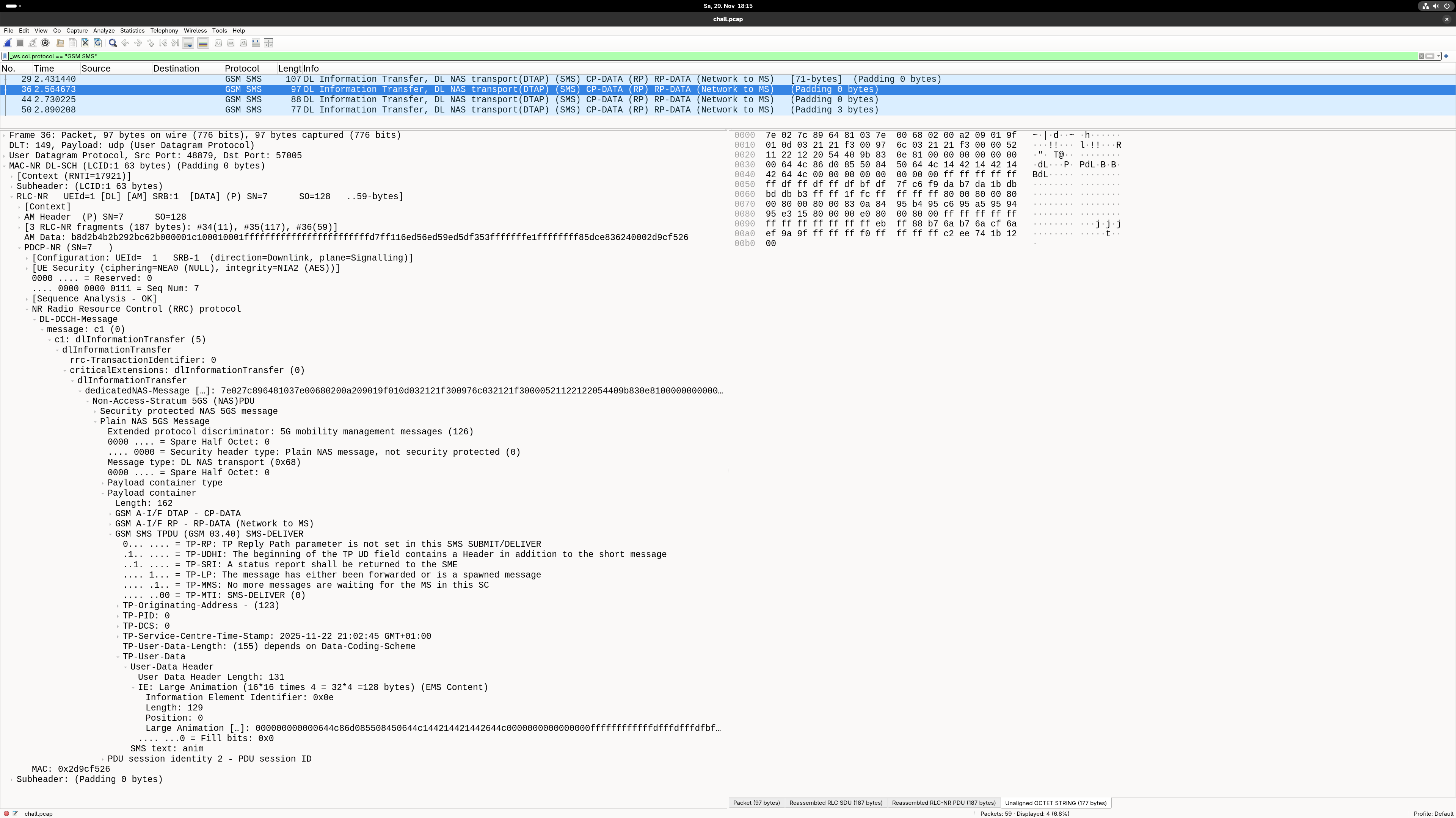 Wireshark gsm
