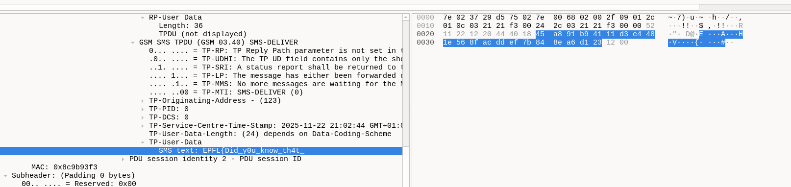 Wireshark packet 1