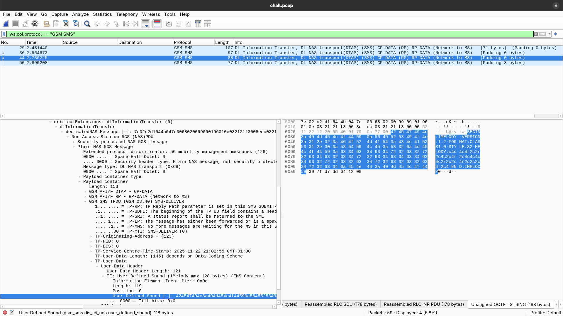 Wireshark packet 3